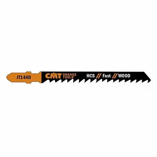 JIG SAW BLADES WOOD/COARSE STRAIGHT, 100 Pack, 100PK, Cmt Orange Tools, Mfr#: JT144D-100